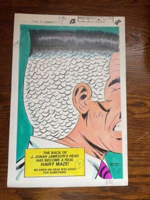 JONAH JAMESON SPIDER-MAN art original comic color guide SPLASH fun games #12 | eBay US (Buy It Now)