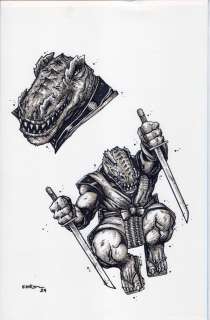 Kevin Eastman | Neca Chote – Original Art For Mirage Studios Inspired Collectibles Line | Kevin Eastman