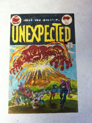 UNEXPECTED #151 art original COVER COLOR GUIDE stunning 1973 VOLCANO CREATURE | eBay US (Buy It Now)