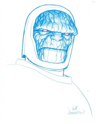 Nick Derington | Mister Miracle #10 Cover Prelim a - Darkseid | ComicArtFans Classifieds
