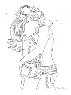 Jim (Terrasson, Thierry) | Original illustration  - Marie and Raphaël  - A Night In Rome | Catawiki