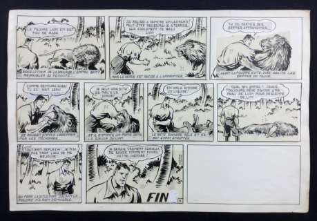 Cossio, Carlo - original plate "Dick Fulmine" | Catawiki