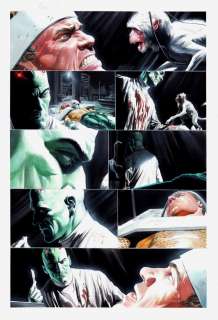 Alex Ross, Doug Braithwaite | Justice #3 P 13 (Brainiac with His Crazy Chimpanzee Gets Ready To Lobotomize Aquaman!) Large Art -2005 | Romitaman
