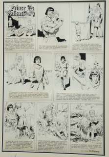 Hal Foster - prince valiant 4/25/54.