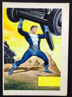 Caria, Mario - Original cover for L’Uomo Mascherato: â€œIl Caposaldo Assediatoâ€ (1966) | Catawiki