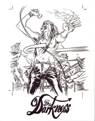 Nathan Fox | The Darkness - Spin Magazine | The Artist Bullpen