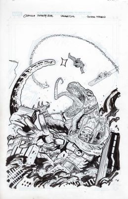 Justin Mason | Godzilla: Infinity Roar #2 Cover | Essential Sequential