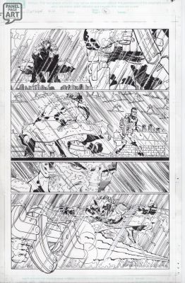 John Romita Jr | Punisher Dark Reign 1 Page 16 | Panel Page Art