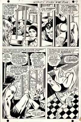 Mike Esposito, Ross Andru | World’s Finest Comics #185 P 6 (Silver Age Superman & Batman Team-Up Page!) 1969 | Romitaman