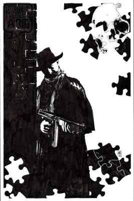 Tim Bradstreet | The Shadow Now 4 Cover - (Unpublished) | Panel Page Art