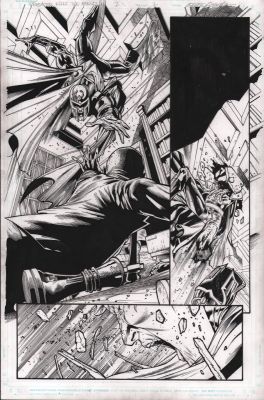Jay Leisten | Predator Kills the Marvel Universe #2 P.2 - Magneto Kill Page - 2025 | Anthony’s Comic Book Art