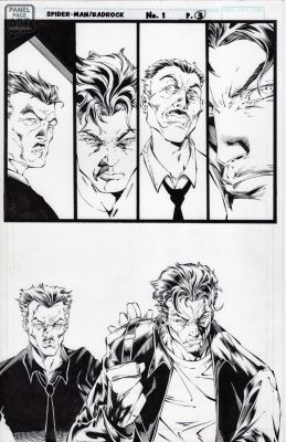 Rob Liefeld Marat Mychaels | Spider-Man Badrock 1 Page 3 | Panel Page Art