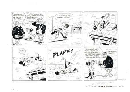 Janvier, Michel - Original gag page - Rataplan | Catawiki