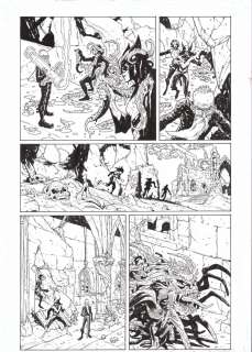 Paul Davidson – X-Force – 40p9 – Wolverine Domino | Berserker Art