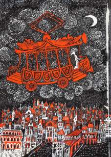 Julitta Karwowska-Wnuczak (1935) | Julitta Karwowska-Wnuczak | "Bajki nie tylko o smoku", projekt ilustracji, 1964 | Desa Unicum