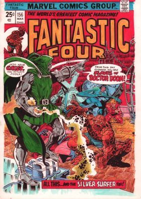 Rich Buckler | Fantastic Four #156 Color Cover Re-Creation | Anthony’s Comic Book Art