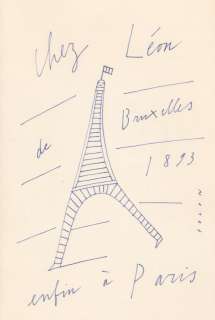 Jean-Michel Folon (1934-2005) | Chez Léon de Bruxelles 1893 enfin Ã  Paris | Fauve Paris