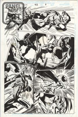 Mark Bagley | Amazing Spider-Man 412 Page 9 | Panel Page Art