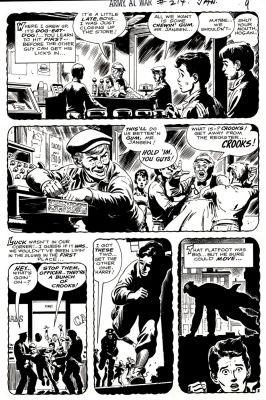 Russ Heath | Our Army At War #214 P 8 (Sgt Rock Story!) 1969 | Romitaman