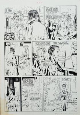 Chantal Montellier | FAUX SANGLANT – PLANCHE 52 | Art Maniak