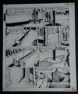Forton, Gérald - Planche originale (p.39) - Bob Morane - La vallée des crotales - (1964). | Catawiki