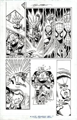 Ron Frenz, Sal Buscema | Spider-Island #3 P 4 (Spider-Girl Battles Juggernaut Throughout!) | Romitaman