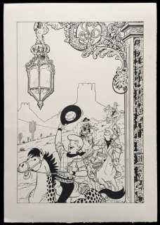 Tibet - Dessin original pour une affiche - Chick Bill - (1994) | Catawiki