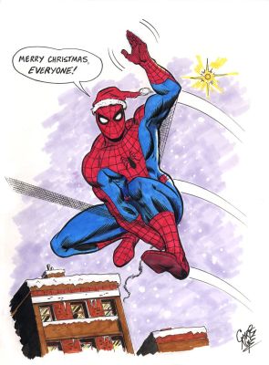 Chris Nye | Christmas Spiderman | Catskill Comics