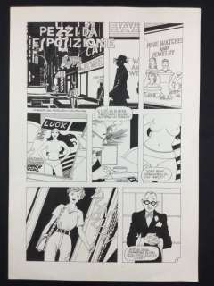 Micheluzzi, Attilio - original plate "Pezzi da esposizione" for Splatter (1989) | Catawiki