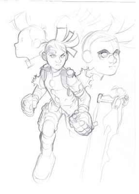 David Lafuente | Sketch Spirou | The Green Room