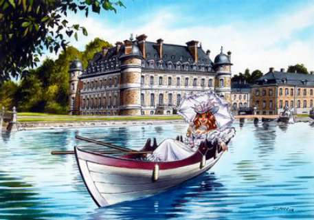 Dany (Daniel Henriotin... | Le Château de Belœil. Encre de Chine et encre de couleur,... | Coutau Bégarie