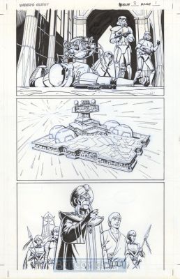 Dave Gibbons | Star Wars Vaders Quest 2 Pg 4 By Dave Gibbons Issue 3 Page 1 | BritComicsArt
