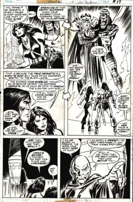John Buscema, Tony Dezuniga | Conan the Barbarian #66 (Very Early Belit with Conan Throughout Page!) 1976 | Romitaman