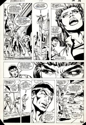 Mark Bright | Power Man And Iron Fist #118 P 16 (Power Man in Every Panel! Dr. Druid Also!) 19085 | Romitaman