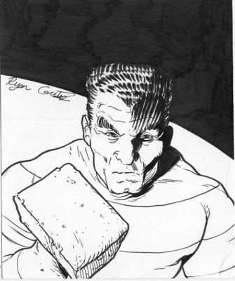 Ryan Gutierrez | Sandman 6X5 Card Art | Catskill Comics