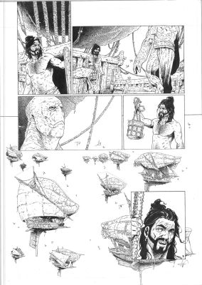 Pellet Philippe | Planche Originale 8 du tome 1 de Sheïd Le piège de Mafate | Galerie Napoléon