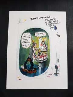 Vuillemin, Philippe - Dessin original - Personnage du BD ’Ligne sale’ | Catawiki