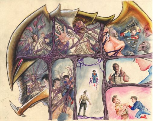 Juan Ferreyra | Absolute Superman Issue 17 Page 14 And 15 | ComiConArt