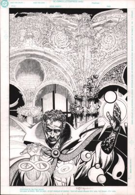 Rafael Kayanan - Elaborate Detail Dr. Strange Pencil & Ink Commission - Signed