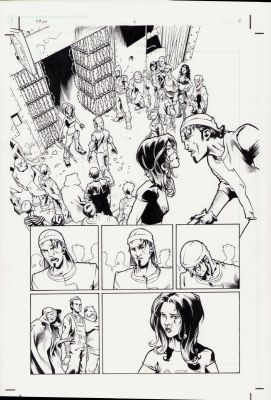 Karl Moline | Fray #6 Pg.6 - Interior Page - 2001 | Anthony’s Comic Book Art