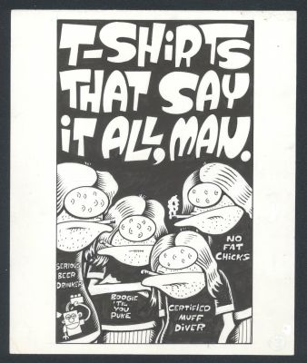 Peter Bagge | Peter Bagge Testosterone City - T-Shirts That Say It All Issue Testosterone City # 1 Page 3 | Koch Comic Art