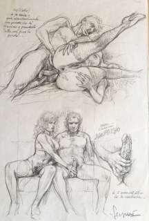 Serpieri, Paolo Eleuteri - original study | Catawiki