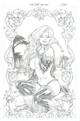 Diego Bernard | Lady Death Page Zodiac Cover (Leo) | ComiConArt