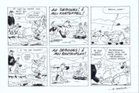 Michel JANVIER - Planche originale de RANTANPLAN gag 389
