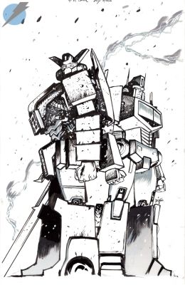 Daniel Warren Johnson | Transformers Issue 34 Page Cover | Felix Comic Art