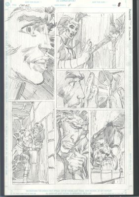 Mike Nasser | Mike Nasser (Netzer) (Or Possibly Tom Grindberg) Penciled Omac Page 8 - Kirby’s Omac in Every Panel - Unpublished Pencils Issue Omac # 4 Page 8 | Koch Comic Art