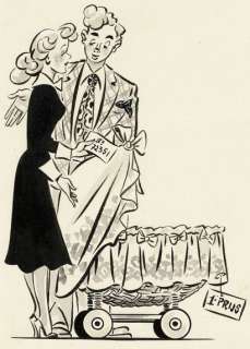 Morris | Dessin original Ã  l’encre de chine et au lavis paru… | Septimus