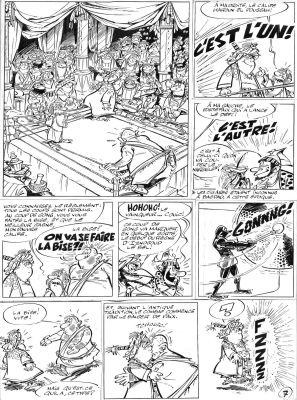 TABARY Jean - Planche originale 7 de IZNOGOUD - Le défi - Tome 8 par JEAN TABARY