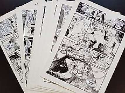 Scott Reed - 9 x Original Art Pages - The Last Odyssey (2008) 