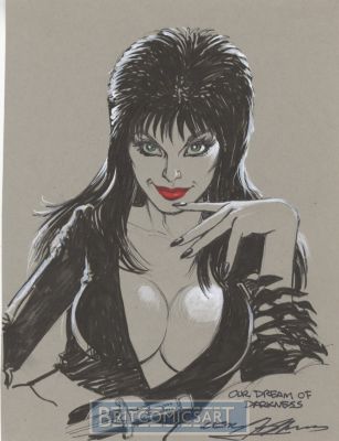 Neal Adams | Elvira Commission By Neal Adams | BritComicsArt